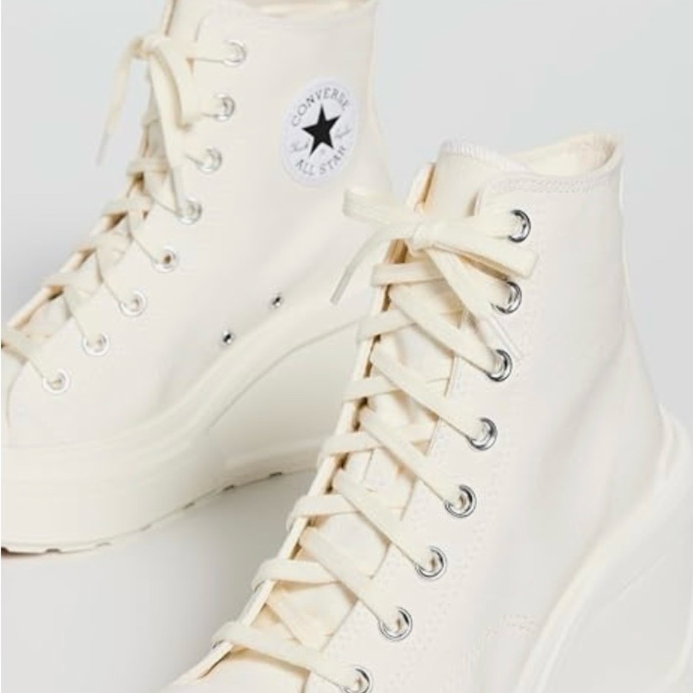 Converse Off-White Women's Chuck 70 Deluxe Wedge Sneakers - Picture 2 of 7